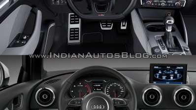 2016 Audi A3 vs. 2012 Audi A3 dashboard driver side