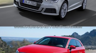 2016 Audi A3 vs. 2012 Audi A3 front three quarters left side