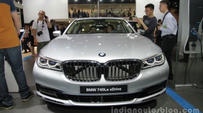 2016 BMW 740Le xDrive front at Auto China 2016