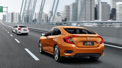 2016 Honda Civic China-spec rear three quarters