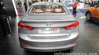 2016 Hyundai Elantra at Auto China 2016 rear