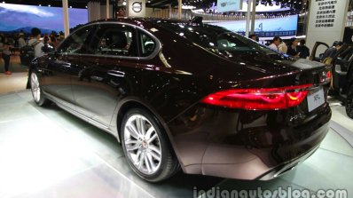2016 Jaguar XF-L rear quarters at Auto China 2016