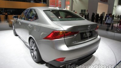 2016 Lexus IS 200t (facelift) at Auto China 2016 rear three quarters