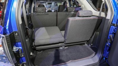 2016 Toyota Rush (facelift) third row seat showcased at IIMS 2016