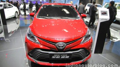 2016 Toyota Vios (facelift) front at the Auto China 2016