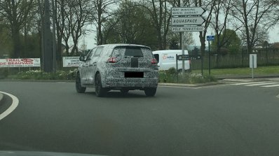 2017 Renault Grand Scenic spy shot rear three quarters left side