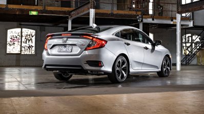 AU-spec 2016 Honda Civic rear three quarters