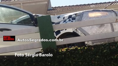 2017 Ford EcoSport (facelift) grille spy shot
