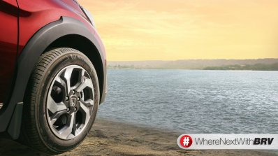 Honda BR-V alloys India spec pre-launch pics
