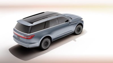 Lincoln Navigator Concept rear three quarters top view