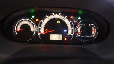 Mahindra Nuvosport instrument cluster launched
