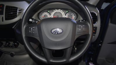 Mahindra Nuvosport steering wheel launched