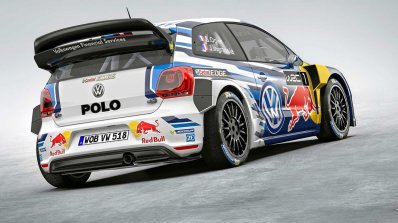 Second generation VW Polo R WRC rear three quarters