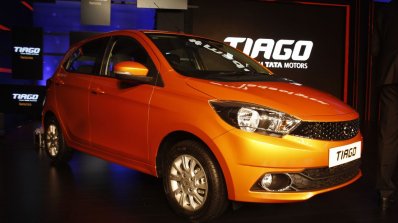 Tata Tiago front three quarter launched