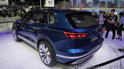 VW T-Prime GTE Concept rear quarters at Auto Expo 2016