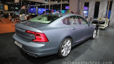 Volvo S90 rear three quarter at the Auto China 2016