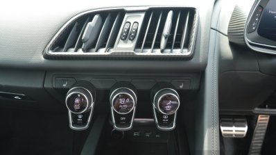 2016 Audi R8 V10 Plus HVAC controls first drive