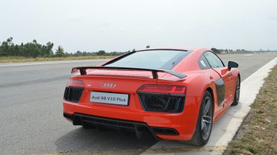 2016 Audi R8 V10 Plus rear quarter first drive