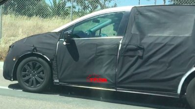 2017 Honda Odyssey test mule