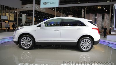 Cadillac XT5 side profile at Auto China 2016