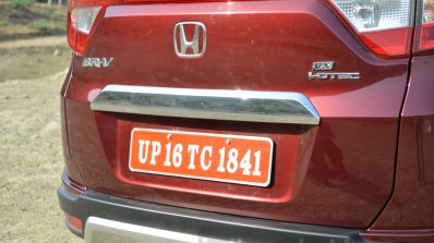 Honda BR-V number plate VX Diesel Review
