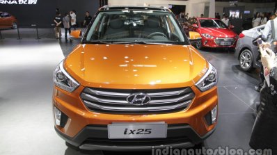 Hyundai ix25 front at Auto China 2016