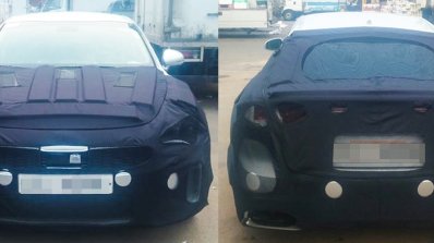 Kia GT (Kia CK) front and rear view spyshot