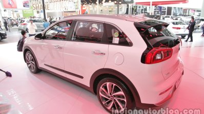 Kia Niro at Auto China 2016 rear three quarters left side