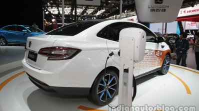Luxgen S3 EV at Auto China 2016 rear three quarters