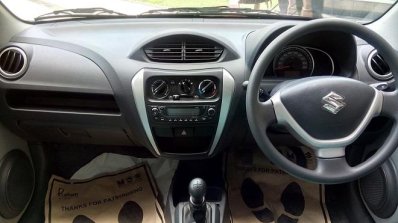 Maruti Alto 800 facelift Mojito Green interior spied