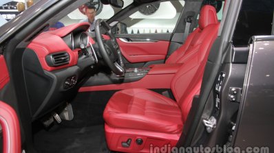 Maserati Levante interior front seats at Auto China 2016