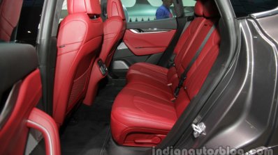 Maserati Levante interior rear seats at Auto China 2016