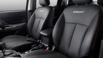 Mitsubishi Triton Knight edition front seats
