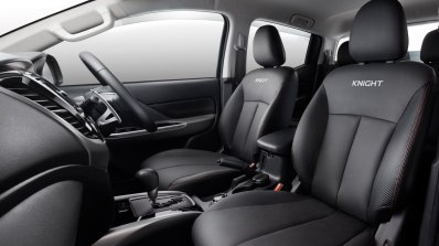 Mitsubishi Triton Knight edition interior