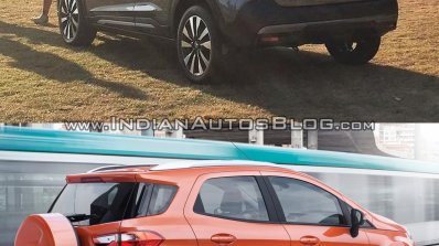 Nissan Kicks vs. Ford EcoSport rear three quarters