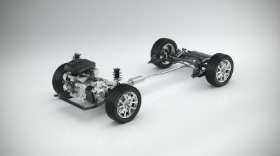 Volvo CMA with 4-cylinder powertrain