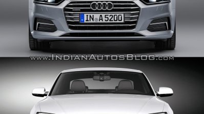 2016 Audi A5 Coupe vs. 2012 Audi A5 Coupe front