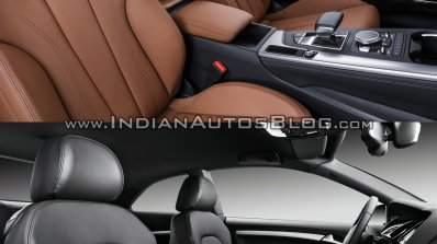 2016 Audi A5 Coupe vs. 2012 Audi A5 Coupe interior front seats