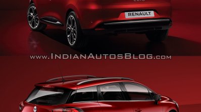 2016 Renault Clio (facelift) vs. 2012 Renault Clio rear three quarters