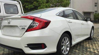 2017 Honda Civic 180Turbo rear three quarters right side spy shot