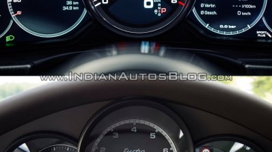 2017 Porsche Panamera vs. 2014 Porsche Panamera interior instrument cluster