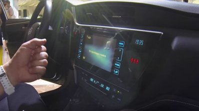 2017 Toyota Corolla Altis (facelift) infotainment system