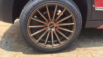 Customized Maruti Vitara Brezza rims Images