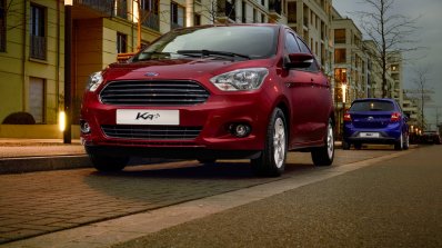 India-made Ford Ka+ (Ford Figo) headlamp, grille, bumper unveiled for European markets