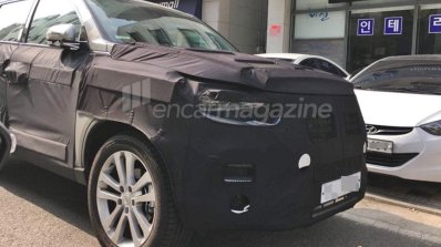 Next-gen Ssangyong Rexton front end spied ahead of Paris debut