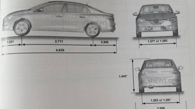 Renault Fluence successor leaked in patent sketches