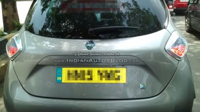 Renault Zoe spy shot India