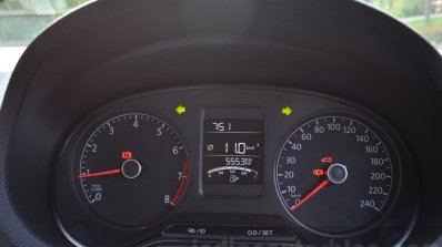 VW Ameo 1.2 Petrol instrument cluster Review