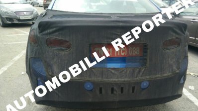 2016 Hyundai Elantra rear spy shot