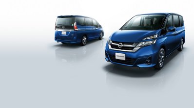 2016 Nissan Serena blue exterior